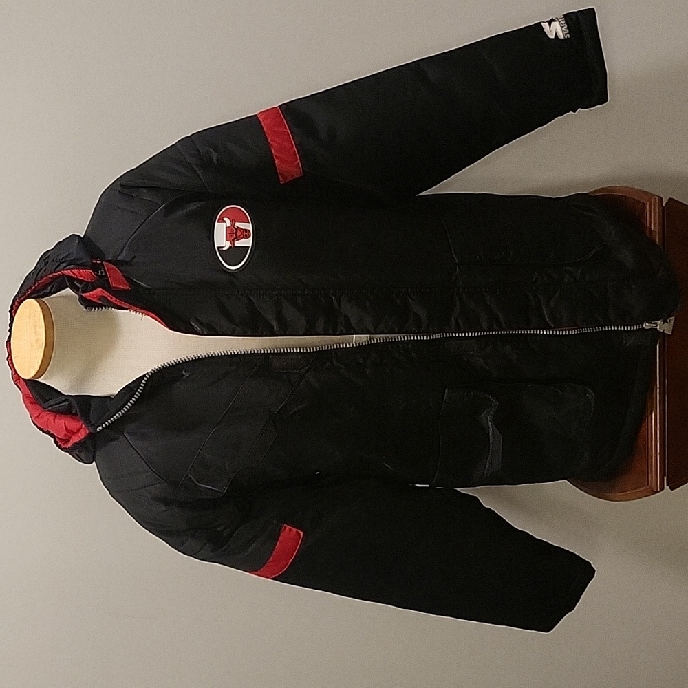 Vintage Starter Chicago Bulls Hooded Full Zip  Parka/Coat